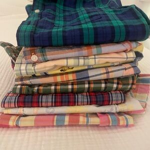 Janie and Jack Multicolor Plaid Shirt Collection (some NWT)